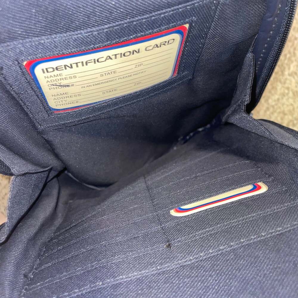 Vintage Faded Glory Dark Wash Denim Backpack - Picture 2 of 6